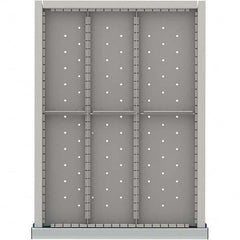 LISTA - 6-Compartment Drawer Divider Layout for 3.15" High Drawers - Exact Tooling