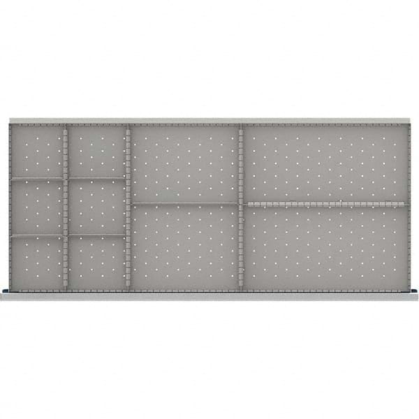 LISTA - 10-Compartment Drawer Divider Layout for 3.15" High Drawers - Exact Tooling