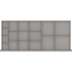 LISTA - 17-Compartment Drawer Divider Layout for 3.15" High Drawers - Exact Tooling