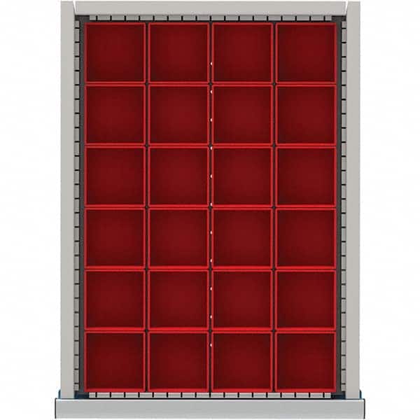 LISTA - 24-Compartment Drawer Divider Layout for 2.17" High Drawers - Exact Tooling
