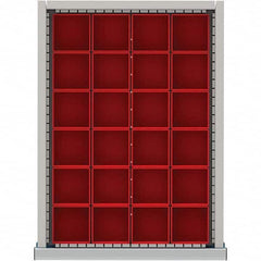 LISTA - 24-Compartment Drawer Divider Layout for 2.17" High Drawers - Exact Tooling