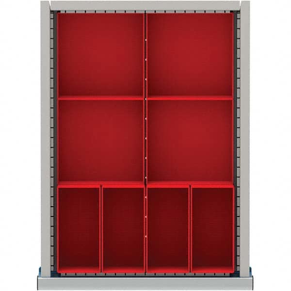 LISTA - 8-Compartment Drawer Divider Layout for 3.15" High Drawers - Exact Tooling