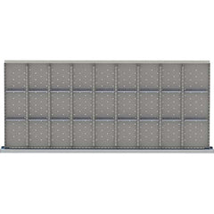 LISTA - 27-Compartment Drawer Divider Layout for 3.15" High Drawers - Exact Tooling