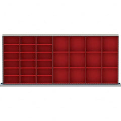LISTA - 30-Compartment Drawer Divider Layout for 3.15" High Drawers - Exact Tooling