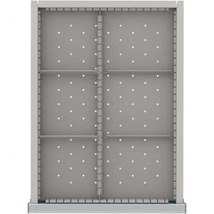 LISTA - 6-Compartment Drawer Divider Layout for 3.15" High Drawers - Exact Tooling