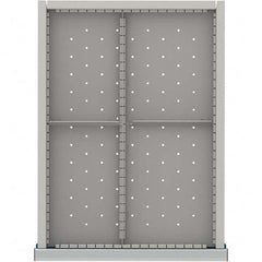 LISTA - 4-Compartment Drawer Divider Layout for 3.15" High Drawers - Exact Tooling