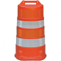 VizCon - Traffic Barrels, Delineators & Posts Type: Channelizer Drum Material: Plastic - Exact Tooling