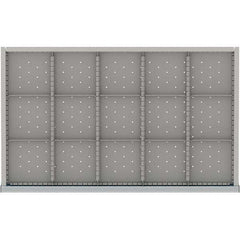 LISTA - 15-Compartment Drawer Divider Layout for 3.15" High Drawers - Exact Tooling