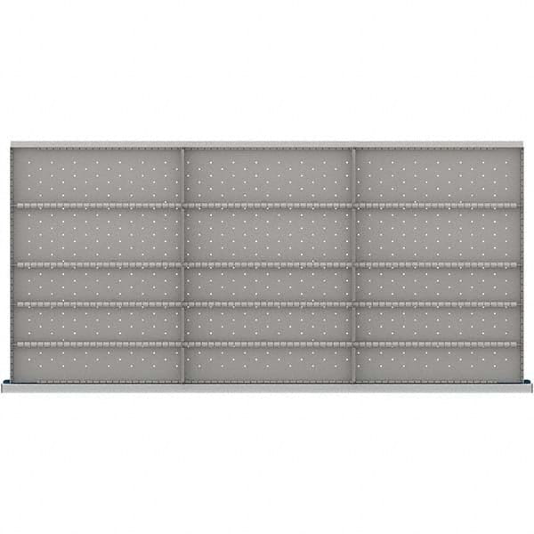 LISTA - 15-Compartment Drawer Divider Layout for 3.15" High Drawers - Exact Tooling