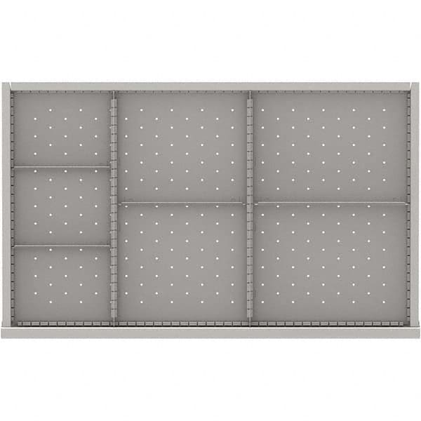 LISTA - 7-Compartment Drawer Divider Layout for 3.15" High Drawers - Exact Tooling