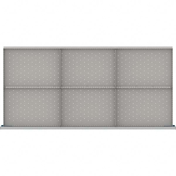 LISTA - 6-Compartment Drawer Divider Layout for 3.15" High Drawers - Exact Tooling