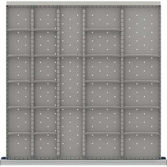 LISTA - 26-Compartment Drawer Divider Layout for 3.15" High Drawers - Exact Tooling