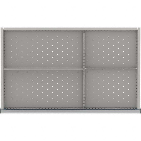 LISTA - 4-Compartment Drawer Divider Layout for 3.15" High Drawers - Exact Tooling