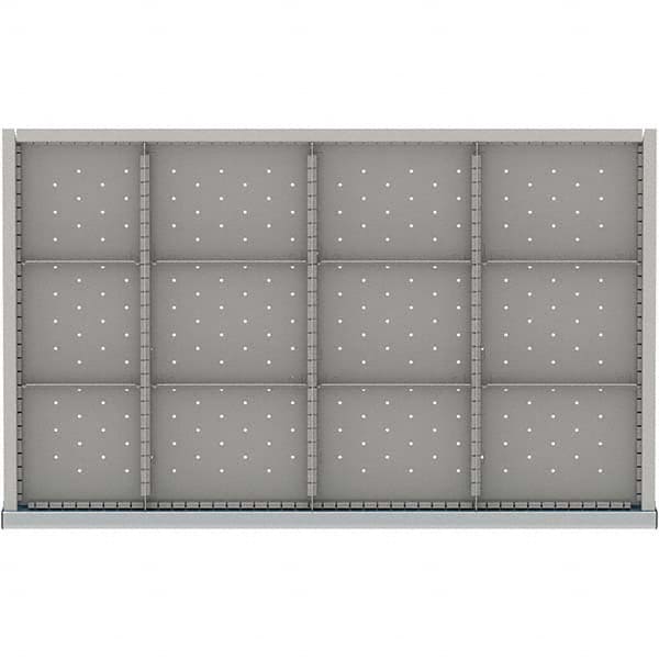 LISTA - 12-Compartment Drawer Divider Layout for 3.15" High Drawers - Exact Tooling