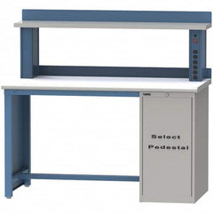 LISTA - Stationary Work Benches, Tables Type: Workstation Top Material: Plastic Laminate - Exact Tooling