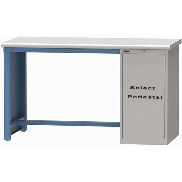 LISTA - Stationary Work Benches, Tables Type: Workstation Top Material: Plastic Laminate - Exact Tooling
