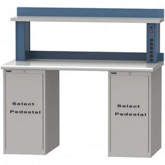 LISTA - Stationary Work Benches, Tables Type: Workstation Top Material: Plastic Laminate - Exact Tooling
