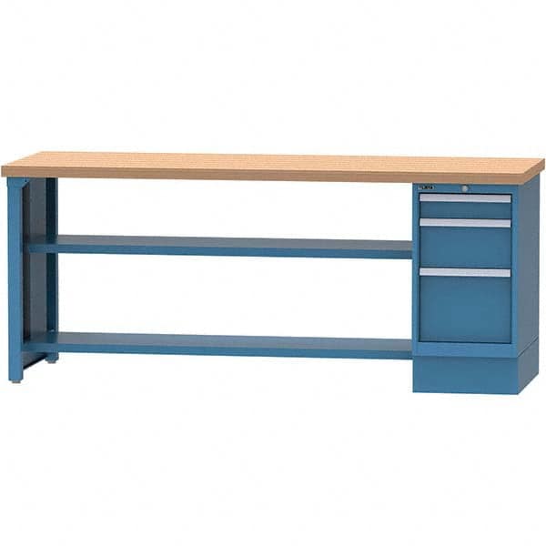 LISTA - Stationary Work Benches, Tables Type: Packaging Table Top Material: Butcher Block - Exact Tooling