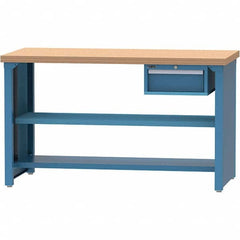 LISTA - Stationary Work Benches, Tables Type: Packaging Table Top Material: Butcher Block - Exact Tooling