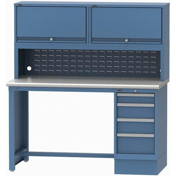 LISTA - Stationary Work Benches, Tables Type: Workstation Top Material: Plastic Laminate - Exact Tooling