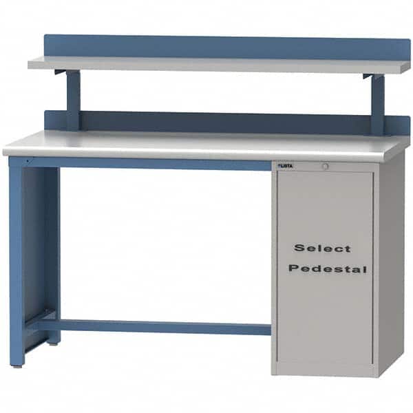 LISTA - Stationary Work Benches, Tables Type: Workstation Top Material: Plastic Laminate - Exact Tooling