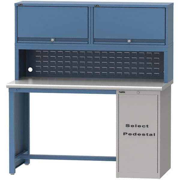 LISTA - Stationary Work Benches, Tables Type: Workstation Top Material: Plastic Laminate - Exact Tooling
