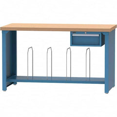 LISTA - Stationary Work Benches, Tables Type: Packaging Table Top Material: Butcher Block - Exact Tooling