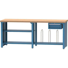 LISTA - Stationary Work Benches, Tables Type: Packaging Table Top Material: Butcher Block - Exact Tooling