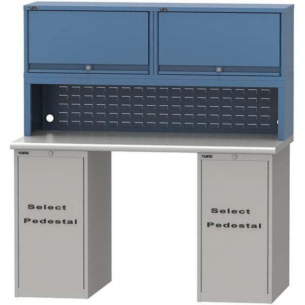 LISTA - Stationary Work Benches, Tables Type: Workstation Top Material: Plastic Laminate - Exact Tooling