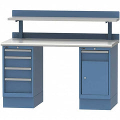 LISTA - Stationary Work Benches, Tables Type: Workstation Top Material: Plastic Laminate - Exact Tooling