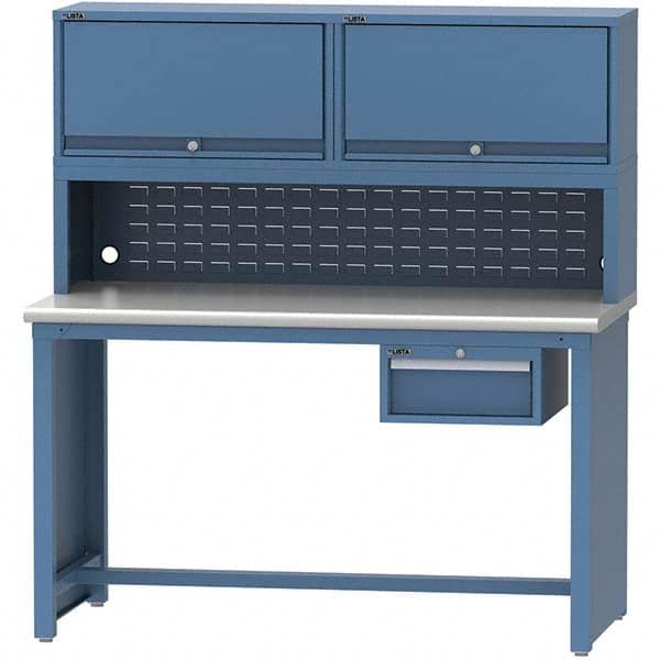 LISTA - Stationary Work Benches, Tables Type: Workstation Top Material: Plastic Laminate - Exact Tooling