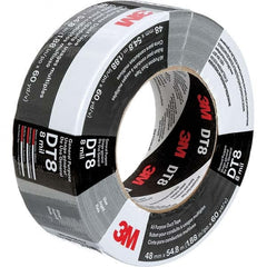 3M - 54.8m x 48mm x 8 mil Black Polyethylene Cloth Duct Tape - Exact Tooling