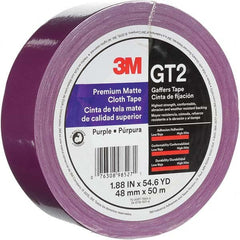3M - 50m x 48mm x 11 mil Purple Cotton Cloth Gaffers Tape - Exact Tooling