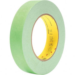 3M - 1" Wide x 60 Yd Long x 6.7 mil Light Green Paper Masking Tape - Exact Tooling