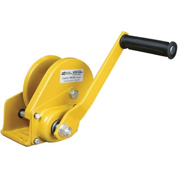 OZ Lifting Products - Winches Type: Brake Winch Line Pull Capacity (Lb.): 1,000 - Exact Tooling