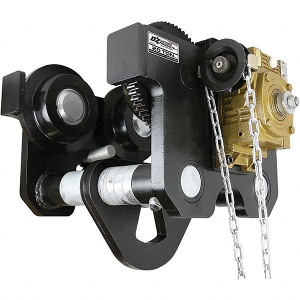 OZ Lifting Products - Trolleys Type: Geared Beam Trolley Load Capacity (Lb.): 40,000.000 - Exact Tooling
