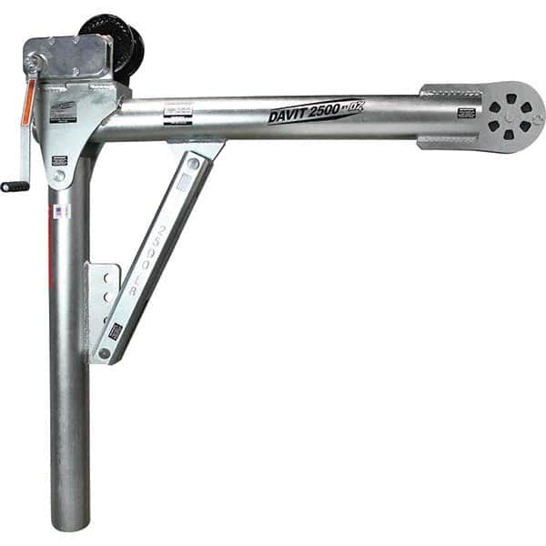 OZ Lifting Products - Davit Cranes Davit Crane Type: Spur Gear Capacity (Lb.): 2,500 - Exact Tooling