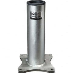 OZ Lifting Products - Davit Crane Bases Base Type: Pedestal Base Finish/Coating: Zinc Plated - Exact Tooling