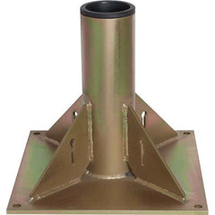 OZ Lifting Products - Davit Crane Bases Base Type: Pedestal Base Finish/Coating: Zinc Plated - Exact Tooling
