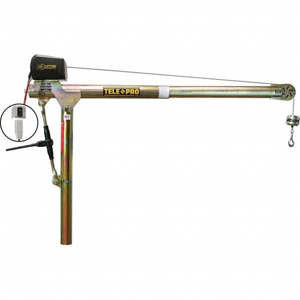 OZ Lifting Products - Davit Cranes Davit Crane Type: Spur Gear Capacity (Lb.): 1,200 - Exact Tooling