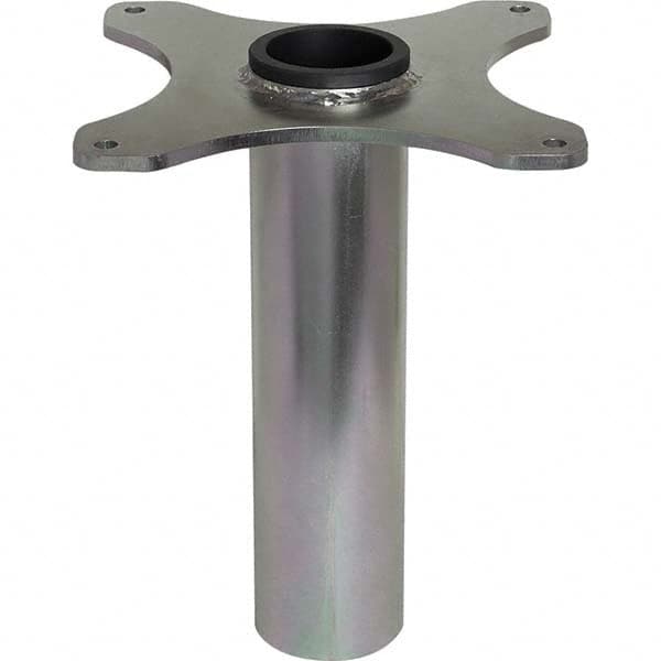 OZ Lifting Products - Davit Crane Bases Base Type: Socket Base Finish/Coating: Zinc Plated - Exact Tooling