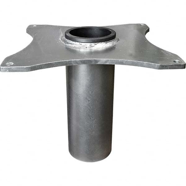 OZ Lifting Products - Davit Crane Bases Base Type: Socket Base Finish/Coating: Zinc Plated - Exact Tooling