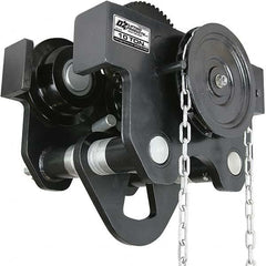 OZ Lifting Products - Trolleys Type: Geared Beam Trolley Load Capacity (Lb.): 20,000.000 - Exact Tooling
