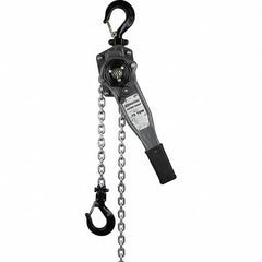 OZ Lifting Products - 1,500 Lb Capacity, 5' Lift Height, Chain Manual Lever Hoist - Exact Tooling
