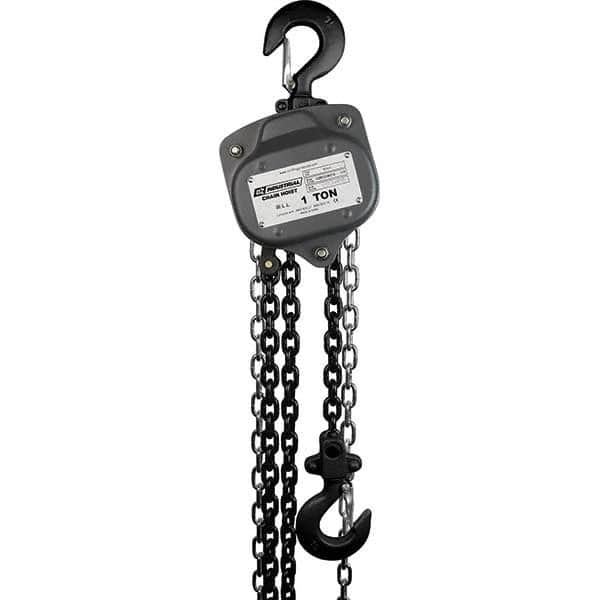 OZ Lifting Products - 2,000 Lb Capacity, 10' Lift Height, Chain Manual Hoist - Exact Tooling