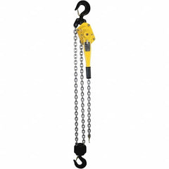 OZ Lifting Products - 12,000 Lb Capacity, 5' Lift Height, Chain Lever Hoist with Overload Protection - Exact Tooling
