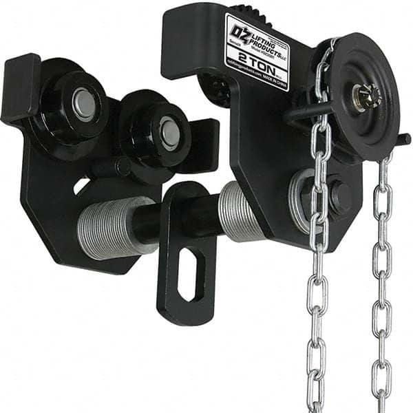 OZ Lifting Products - Trolleys Type: Geared Beam Trolley Load Capacity (Lb.): 4,000.000 - Exact Tooling