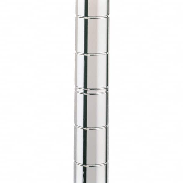 Metro - 1" Wide x 7" High x 1" Long Open Shelving Mobile Shelving Post - Exact Tooling