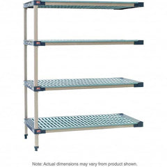 Metro - Plastic Shelving Type: Structural Plastic Open Shelving Shelf Capacity (Lb.): 2,000 - Exact Tooling