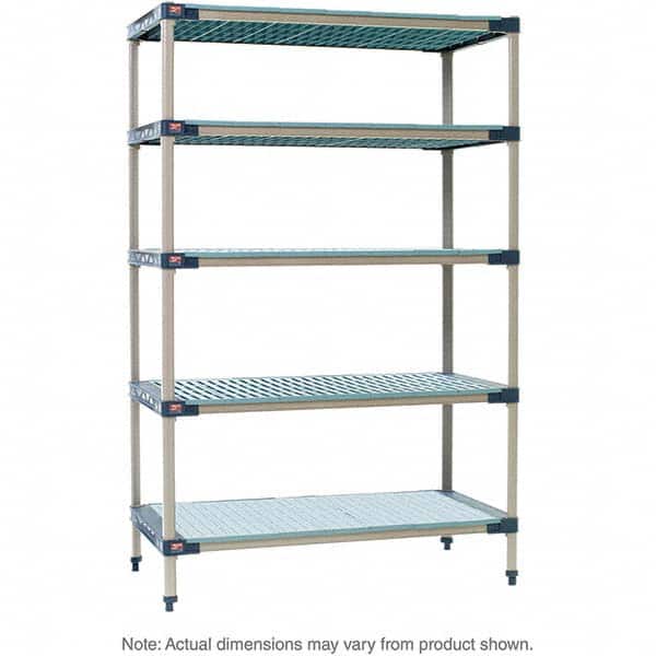 Metro - Plastic Shelving Type: Structural Plastic Open Shelving Shelf Capacity (Lb.): 2,000 - Exact Tooling